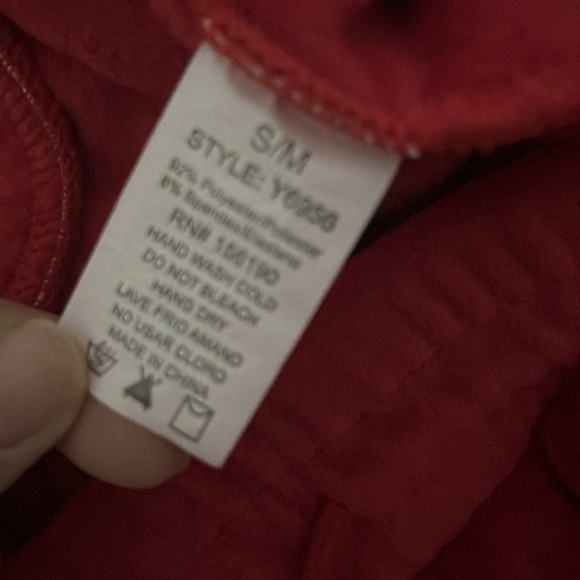 red velvet sweats - Picture 4 of 5